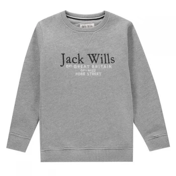 Jack Wills Crew Neck Sweatshirt - Grey Heather