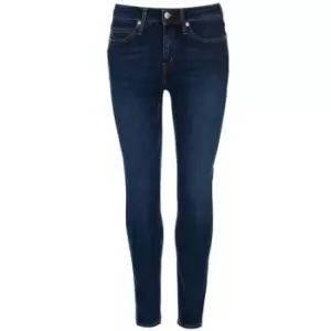 Calvin Klein Jeans Mid Rise Skinny Jeans - Blue