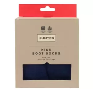 Hunter Boot Socks Unisex Childrens - Blue