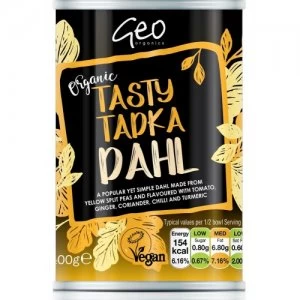 Geo Organics Cans - Organic Tasty Tadka Dahl 400g