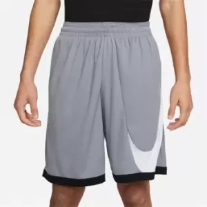 Nike M Nbb Dri-Fit Hbr 10" 3.0 Shorts, Cool Grey/Black/White, Male, Basketball Shorts, DH6763-065