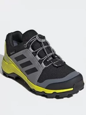 adidas Terrex Gore-tex Hiking Shoes, Black/Yellow/Grey, Size 4