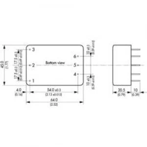 TracoPower TML 10112 PCB mount power supply module 12 V 833 mA 10 W