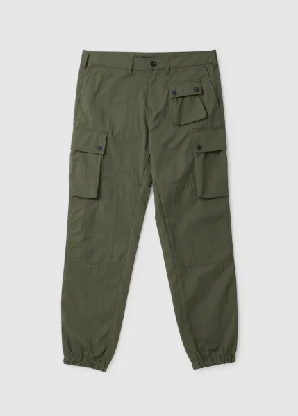 Belstaff Mens Trialmaster Cargo Trousers In True Olive