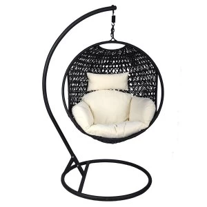 Charles Bentley Spherical Rattan Swing Chair