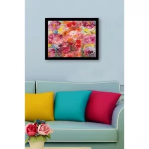 SC0560 Multicolor Decorative Framed MDF Painting