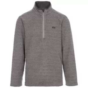 Trespass Mens Nillsee Fleece Top (S) (Storm Grey)