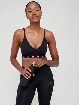 adidas Everyday Light Support Bra - Black, Size L, Women