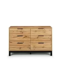 Julian Bowen Bali 6 Drawer Wide Chest