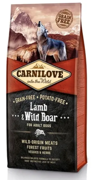 Carnilove Adult Lamb and Wild Boar Dog Food 12kg