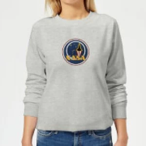 NASA JM Patch Womens Sweatshirt - Grey - M