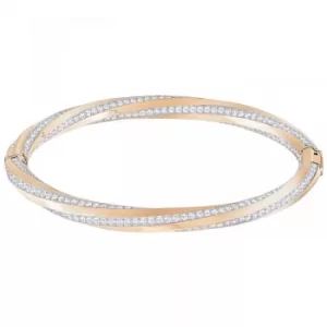 Ladies Swarovski Rose Gold Plated Hake Bracelet