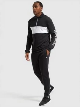 Reebok Essentials Linear Logo Tracksuit - Black Size M Men