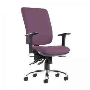 Senza ergo 24hr ergonomic asynchro task chair - Bridgetown Purple