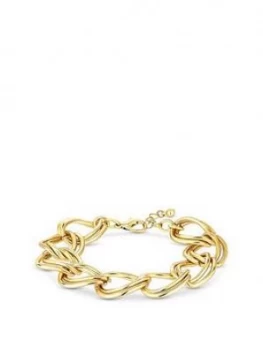 Mood Gold Plated Open Link Chain Bracelet