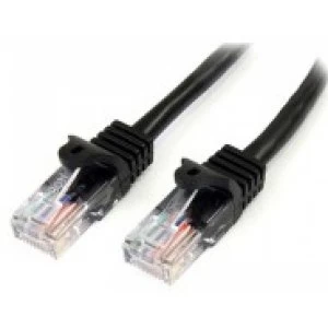 StarTech Cat5e Patch Cable with Snagless RJ45 Connectors 5m Black