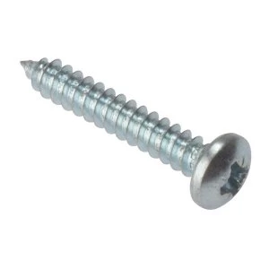 ForgeFix Self-Tapping Screw Pozi Compatible Pan Head ZP 1.1/2in x 10 Box 200