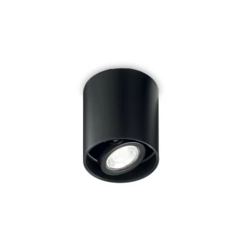 Ideal Lux MOOD - Indoor 1 Light Surface Mounted Ceiling Lamp Black, GU10