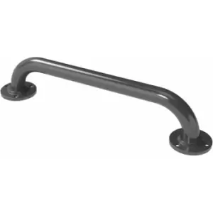 Nymas NymaPRO Round Flange Robust Steel Grab Rail 35mm Diameter 455mm Length - Grey