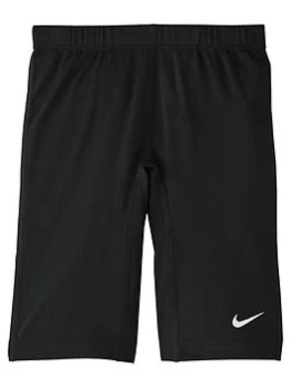 Boys, Nike Swim Poly Solid Jammer Shorts - Black, Size 8-10 Years=S