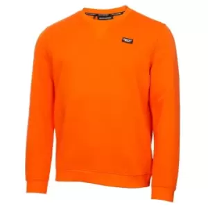 DKNY Golf Harlem Badge Sweater Mens - Orange