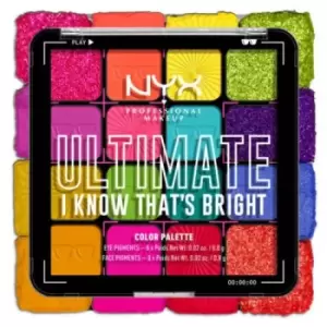 NYX Professional Makeup Ultimate Shadow Palette I Know That's Bright