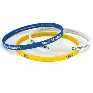 Real Madrid FC (Pack Of 3) Silicone Wristbands