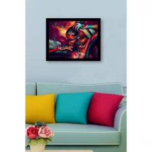 SC0521 Multicolor Decorative Framed MDF Painting