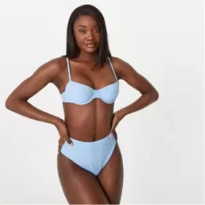 Jack Wills Eco Underwire Bikini Top - Blue