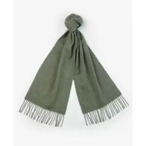 Barbour Lambswool Woven Scarf - Green