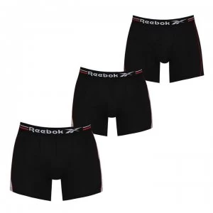 Reebok Jarvis 3 Pack Trunks Mens - Black/Grey