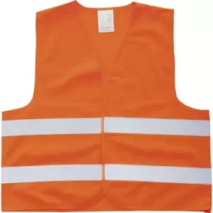 Bullet Professional Safety Vest In Pouch (57 x 70 cm) (Neon Orange)