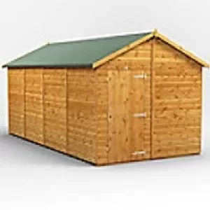 Power Garden Shed 168PAW Golden Brown 16x8