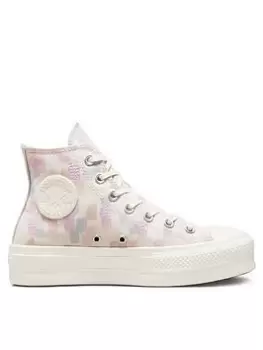 Converse Chuck Taylor All Star Lift Hi-Tops - White, Size 6, Women