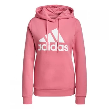 adidas LOUNGEWEAR Essentials Logo Fleece Hoodie Womens - Rose Tone / White