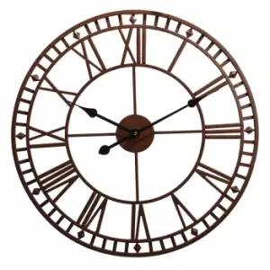 Garden Gear Roman Numeral Garden Wall Clock - Bronze