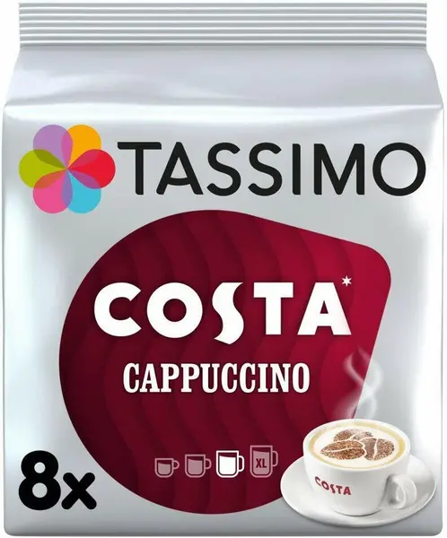 Tassimo Costa Latte Coffee 80 Pods