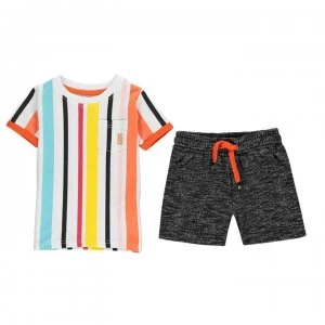 SoulCal Striped Clothing Set Baby Boys - Summer Stripe