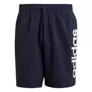 adidas AEROREADY Essentials Chelsea Linear Logo Shorts Me - Blue