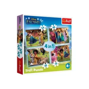 Trefl Disney Encanto 4 In 1 Jigsaw Puzzle