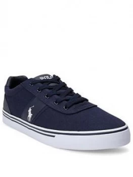 Polo Ralph Lauren Hanford Canvas Trainers - Navy, Size 7, Men