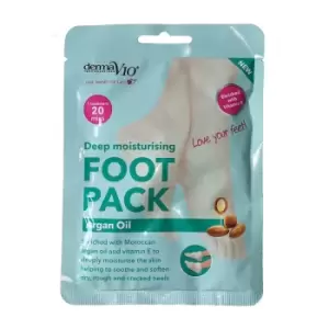 DermaV10 Deep Moisturising Foot Pack Argan Oil 1 pair