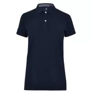 Superdry Pique Polo Shirt Womens - Blue