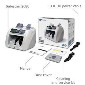 Original Safescan 2680 Banknote Counter and Counterfeit Detector