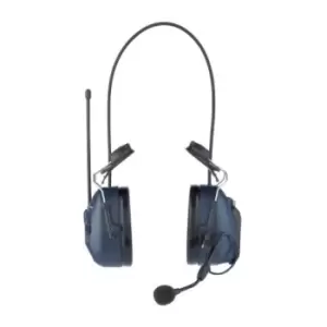 3M LiteCom Wireless Speak & Listen Electronic Ear Defenders with Helmet Attachment, 32dB, Blue, Noise Cancelling