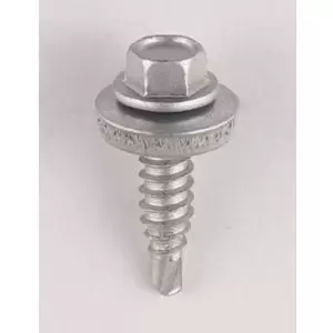 Timco Zinc-Plated Carbon Steel (C1022) Stitching Screw (Dia)6.3mm (L)25mm, Pack Of 100