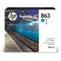 HP 863 PageWide XL Cyan Ink Cartridge