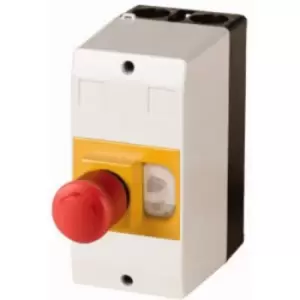 Eaton CI-PKZ01-PVT Enclosure Surface mount, + kill switch (L x W x H) 80 x 97 x 160 mm Grey, Yellow, Red, Black