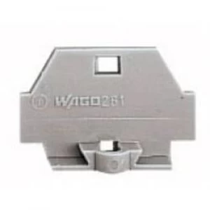 WAGO 260 361 Screwless Single Terminal Grey