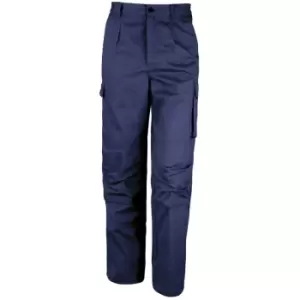 Result Unisex Work-Guard Windproof Action Trousers / Workwear (L) (Navy Blue) - Navy Blue